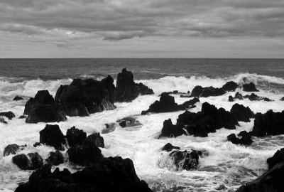 Rough waters at Madeira, Portugal
