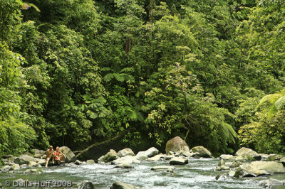 Enjoying the River, Arenal, Costa Rica