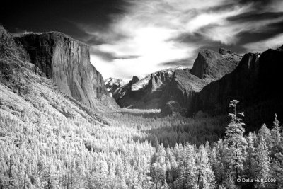 Yosemite View in Infrared
