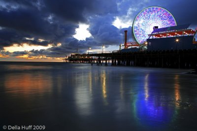 Stormy Santa Monica Sunset