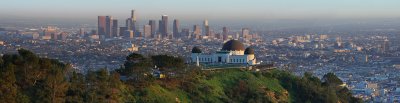 Griffith Observatory Sunset Panorama