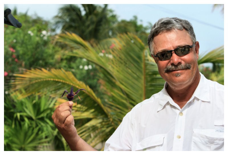 Guy With Tarpon Fly