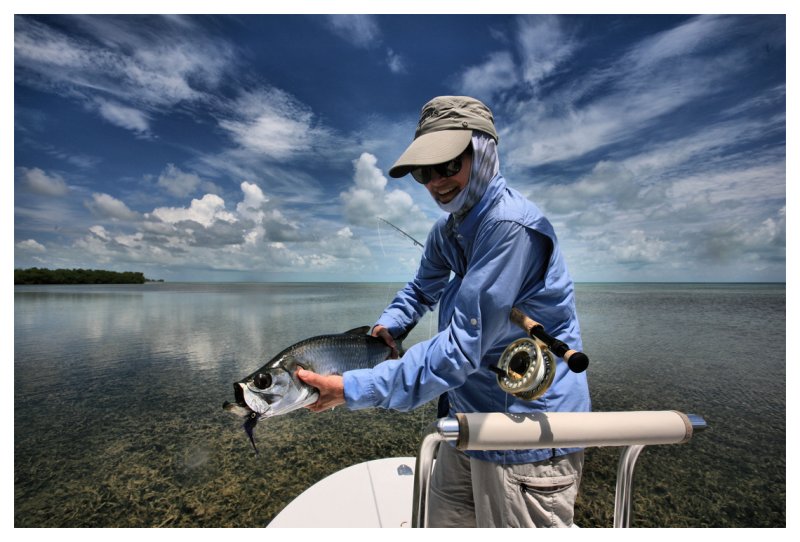 Pam With Baby Tarpon