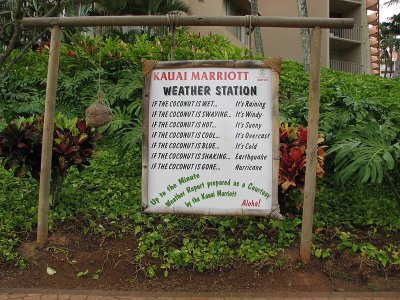 Kauai Weather Report