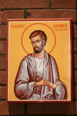 Icon of St. James the Greater at St. James Episcopal Church Lancaster PA