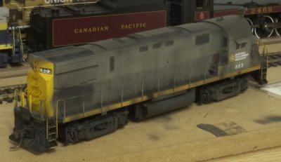 British Columbia Railway 803 Rear