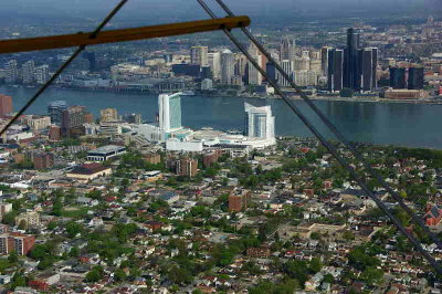 Downtown Windsor From 1000 Feet by Canadian Club
