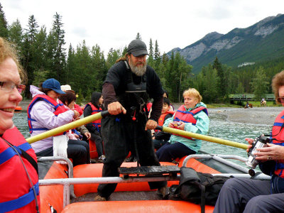Rafting the Bow River Banff by Ian Wyatt
