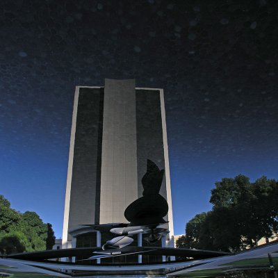Library Tower Reflection Poolby Dave Gaines