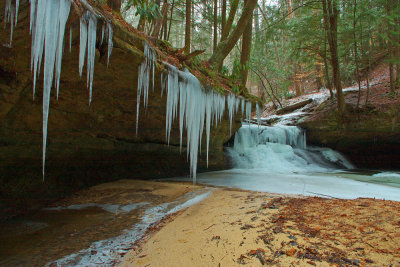 Winter in the Red River Gorge. Kentucky