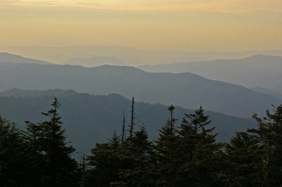 From Clingman Dome lookout.