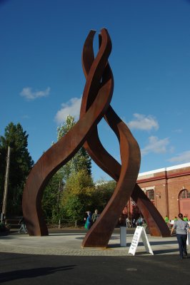Oregon State Fair Sculpture built by GK Machine, Inc.