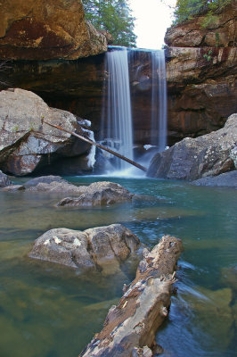 Water falls of all sizes in Kentucky