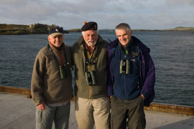 Eric Dempsey, Ian Wallace and Anthony McGeehan on Inishbofin Co. Galway 2008