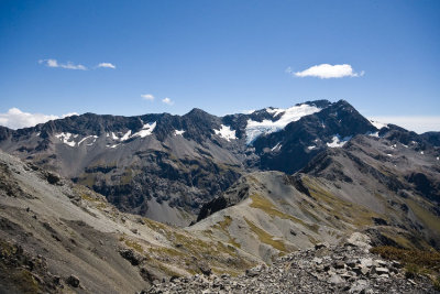View from Avalanche Peak towards Mt.Rollasten