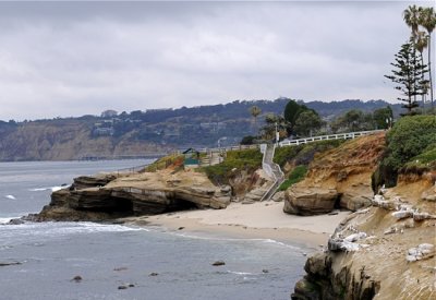 Shell Beach in the early morning