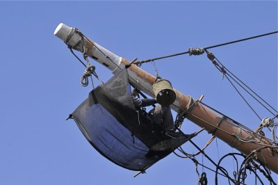 Painting the Bowsprit