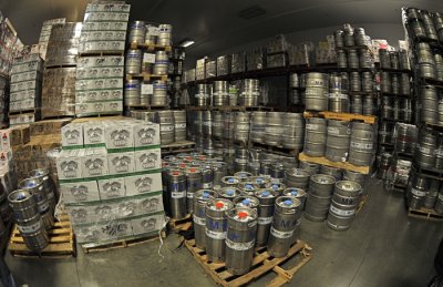 Mountains of Kegs and Bottles