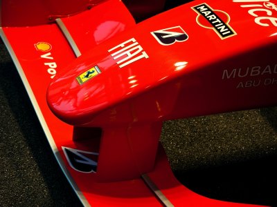 Rikknen Ferrari F1 Car