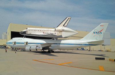 Nasa Shuttle Carrier and Space Shuttle