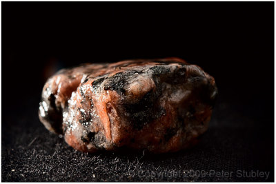 River rock.