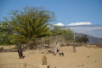 Behind the dunes