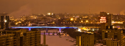 The new 35 W Bridge over the Mississippi River