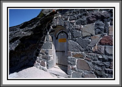 door  to the toilet. on Skyline trail