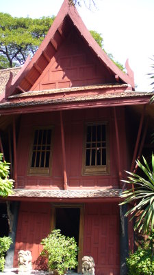 The Jim Thompson House (actually 3 traditional Thai houses moved here and combined into one.)