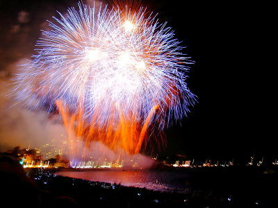 Fireworks at Blanes (Costa Brava)
