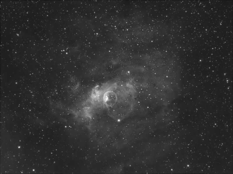 The Bubble Nebula in H-alpha