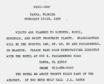02 - WGRF #25 Feb mini - Tampa FL 1990 
