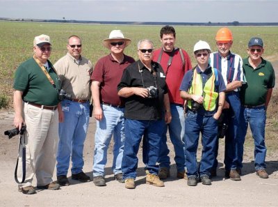 #079 - WGRF group shot in the US Sugar cane fields in Clewiston FL Feb 15 2009