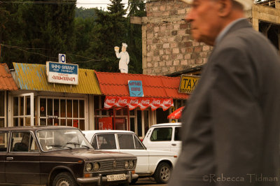 Street Scene, Town in Armenia