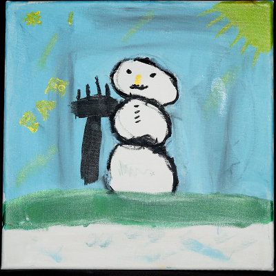 2010-12-29 Snowman by Nicole