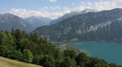 Schynige Platte, Mnnlichen, Mnch, Sulegg and Thunersee from the road up to Beatenberg