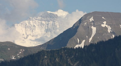 Jungfrau (13642ft) and Sulegg (7917ft)