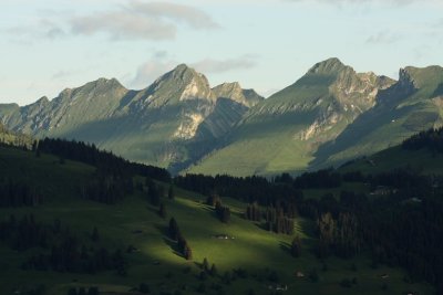 vanil d' arpille, Schopfenspitz Jaunpass below