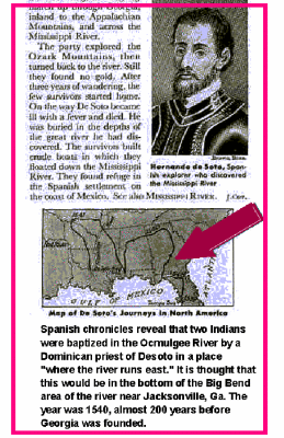 First Christian Baptism In America - 1540