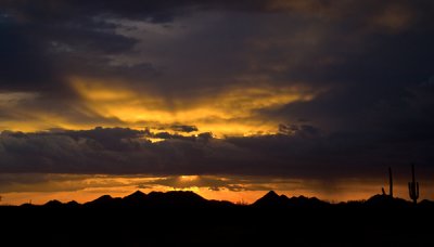 Sunset  (Sand tank mountains)