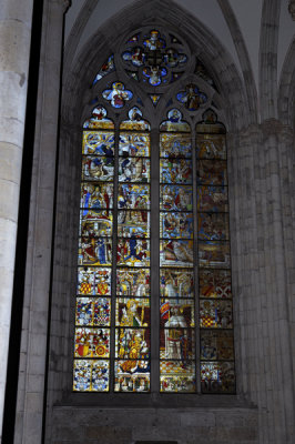 Cologne Cathedral - 14th Century Stained Glass Window