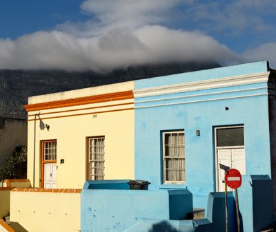 Bo-Kaap and Table Mountain
