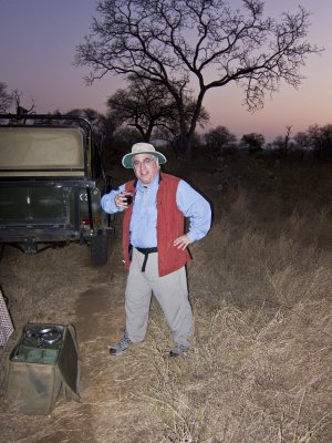 Anthony Medici Enjoys A Sundowner