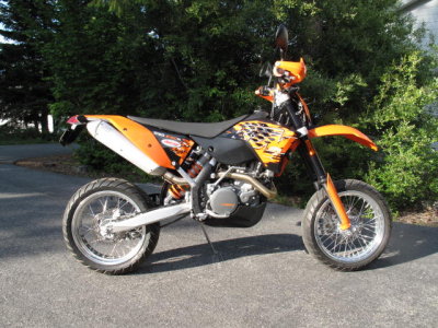 530EXC-R with Motard Wheels