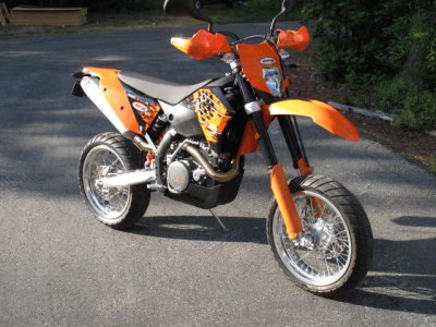 530EXC-R with Motard Wheels