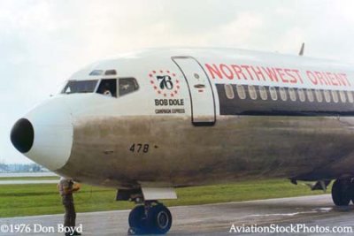 1976 - Northwest B727-51 N478US Bob Dole Campaign Express at Miami