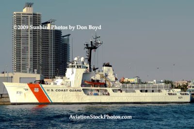 2009 - USCGC VALIANT (WMEC 621) at Sector Miami (former Base Miami Beach) stock photo #1630