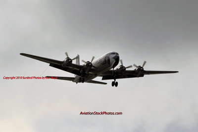 2010 - Historical Flight Foundation's restored Eastern Air Lines DC-7B N836D aviation airline stock photo #5691