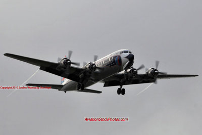 2010 - Historical Flight Foundation's restored Eastern Air Lines DC-7B N836D aviation airline stock photo #5694