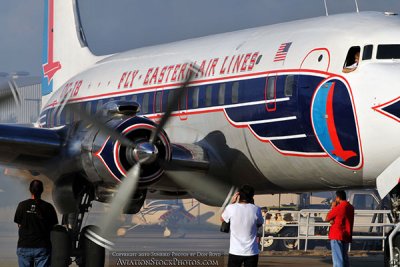 2010 - Historical Flight Foundation's restored Eastern Air Lines DC-7B N836D aviation airline stock photo #5712